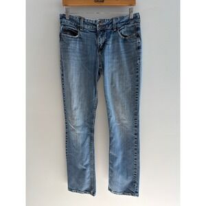 Levis 526 Slender Straight Jeans Blue Denim Womens Size 8 Medium Wash Stretch